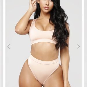 fashion nova kaliyah bikini in nude - L